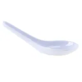 Melamine Soup Spoon - White – image 1