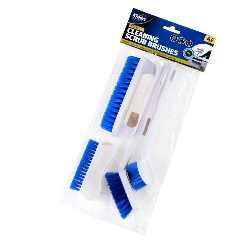 Kitchen & Cleaning Scrub Brushes 4pc Assorted – image 3