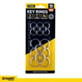 Key Ring Assorted Sizes 16pc (8pc X 20mm & 8pc X 30mm) – image 4