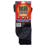 Socks Mens Heat Control Thermal Crew Cut Black – image 3