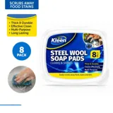 Stainless Steel Wool Soap Pad 6cm X 6cm - 8pk – image 4