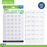 Pill Box 7 Day Organiser with 28 Slots with Braille – image 4
