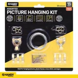 Hooks Picture Assorted 14pc (Includes Wire for Canvas, Pins, Hooks & Screws) – image 4