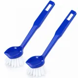 Hand Dish Brush with Scraper 20.5cm 2pk – image 1