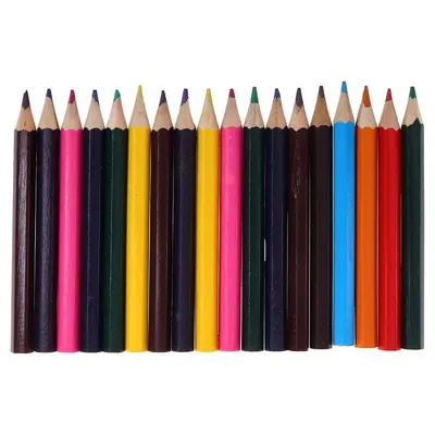 Pencils Colour Mini 3 X 6pc
