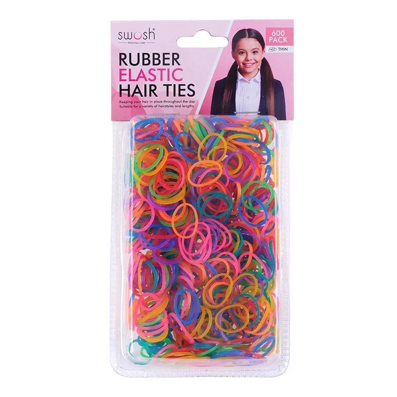 Hair Elastic Mixed Colour 600pc – image 4