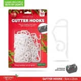 Christmas Gutter Hooks 50pk 5cm X 2cm Clear – image 4