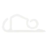 Christmas Gutter Hooks 50pk 5cm X 2cm Clear – image 1