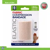 Compression Elastic Bandage Roll Includes 1 Clip 5cm X 1.5m Unstretched - Stretches Up To 4.5m* - Fabric – image 4