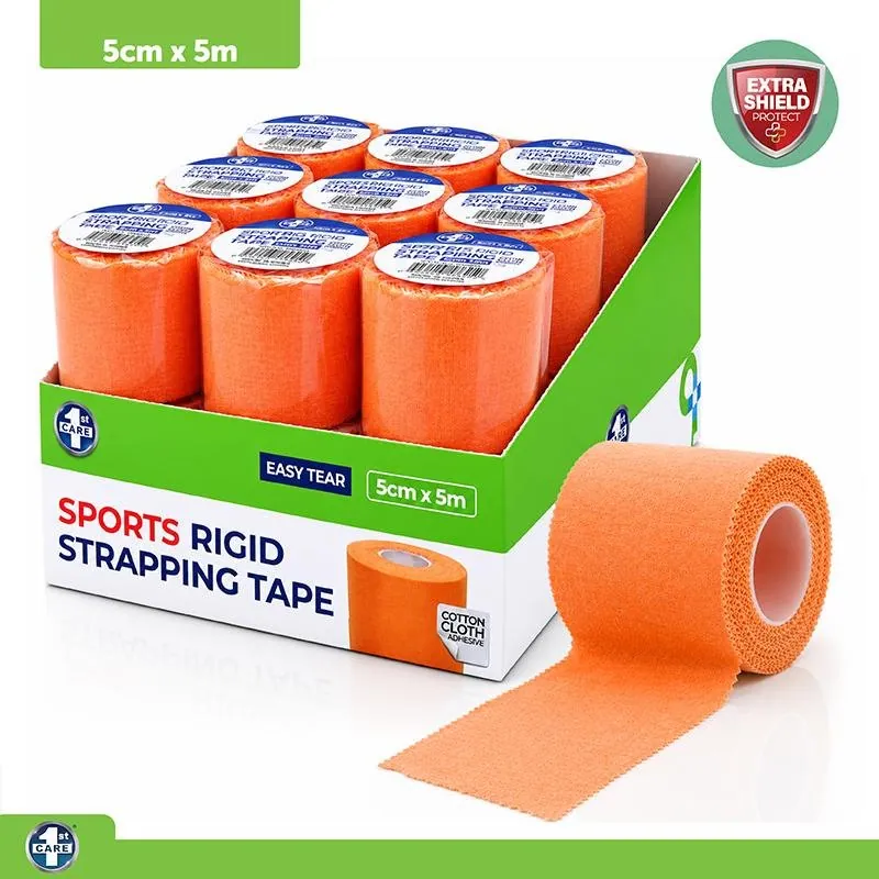 Tape Sports Strapping (Rigid) 5cm X 5m - Cotton – image 4