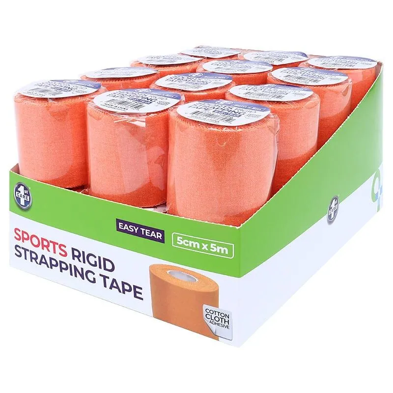 Tape Sports Strapping (Rigid) 5cm X 5m - Cotton – image 3