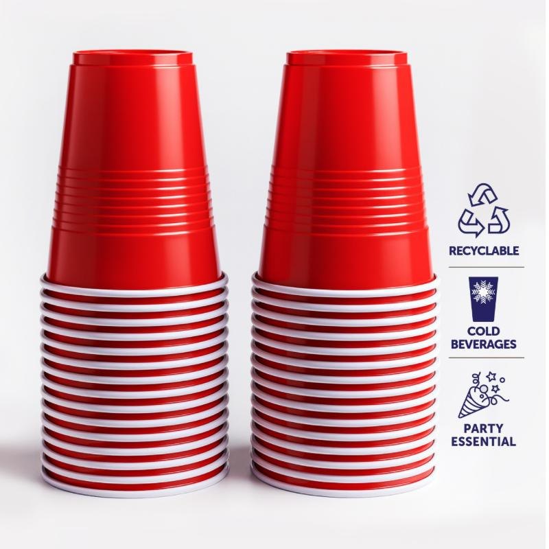 Red Party Cups 265ml (20 Pack) — photo 3 of 4