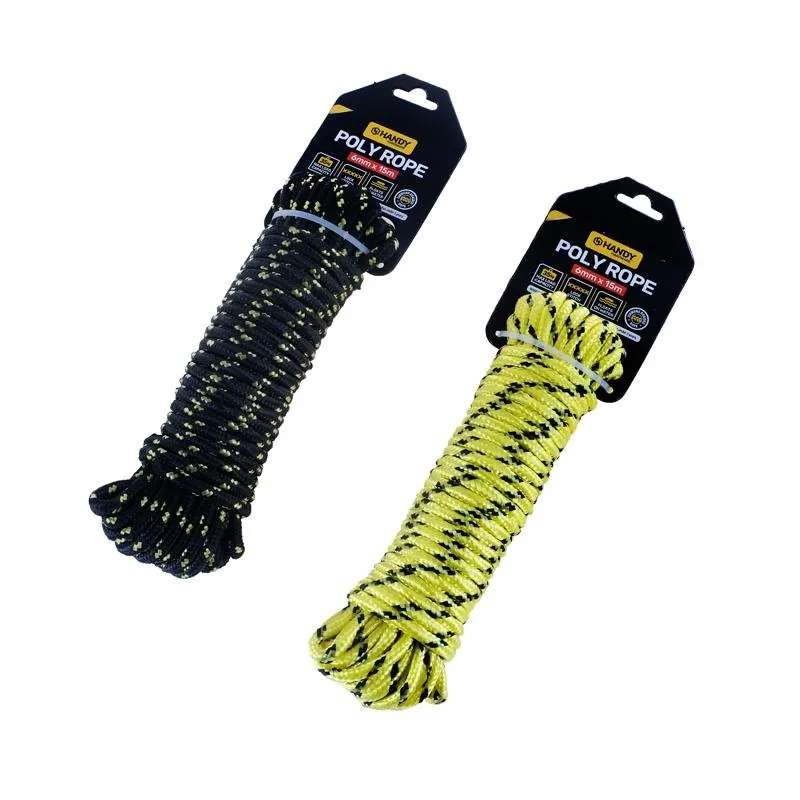 Diamond Braided Polyrope 2 Assorted Colours 6mm X 15m – image 3