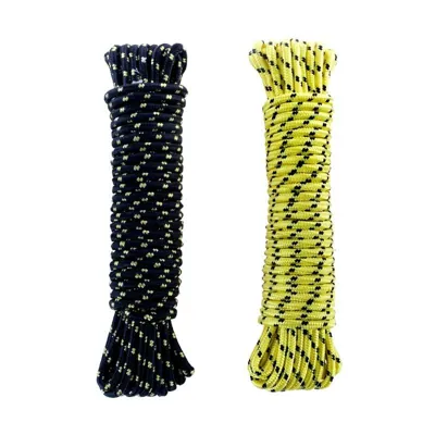 Diamond Braided Polyrope 2 Assorted Colours 8mm X 15m