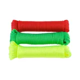 Polyethylene Traditional Rope Assorted Colours (Yellow, Green & Red) 4mm X 20m – image 1