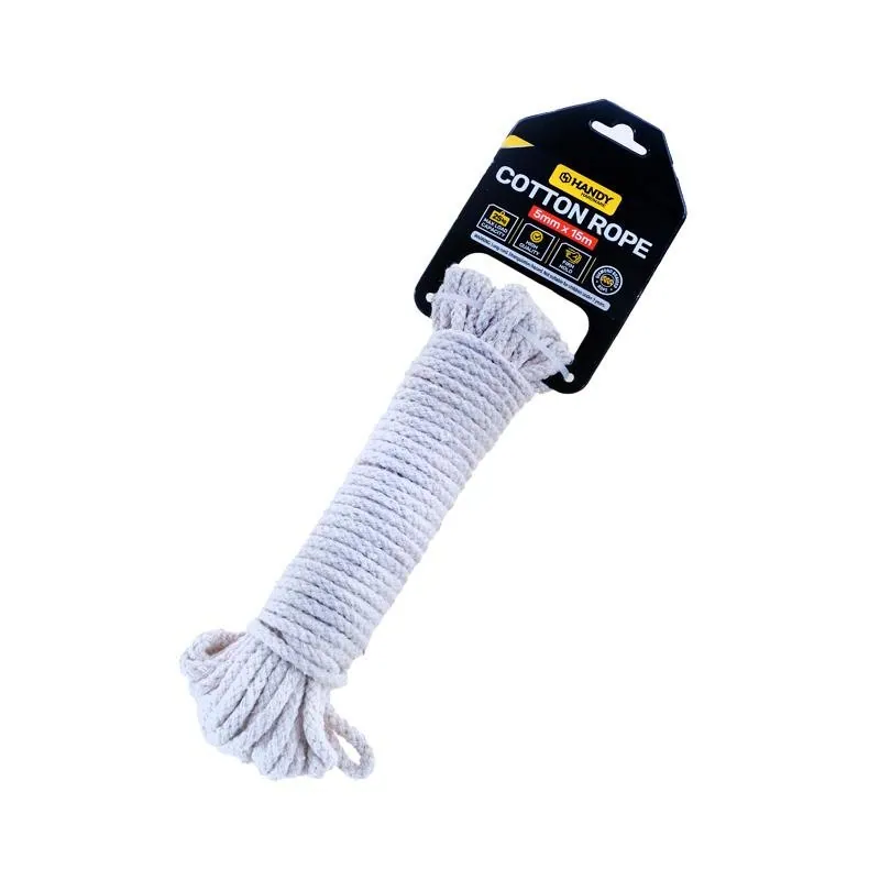 Cotton Rope All Purpose Natural Colour 5mm X 15m – image 3