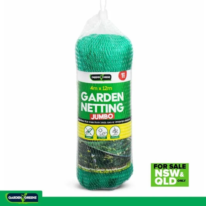 Garden Mesh Netting Jumbo 4m X 12m Green 15mm Mesh Gaps – image 3