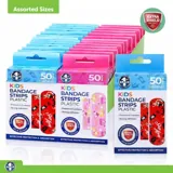 Bandage Strips Kids Assorted Designs & Sizes 50pk - Plastic (pe) – image 4