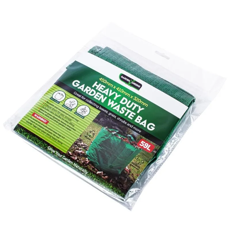 Garden Bag Heavy Duty 41cm X 45cm X 32cm 59l Green – image 3