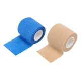 Christmas Cohesive Self-Adherent Elastic Compression Bandge 5cm X 4.5m - Assorted Colours: Tan, Blue – image 2