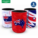 Stubby Holder 7cm Dia X 10cm Fits Standard Size Cans Australiana Design – image 4