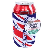 Stubby Holder 7cm Dia X 10cm Fits Standard Size Cans Australiana Design – image 1