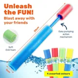 Water Squirter EVA 30cm X 5cm Red, Blue, Yellow & Green – image 2