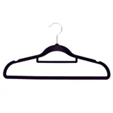 Coat Hanger Velvet Black 4pk – image 1