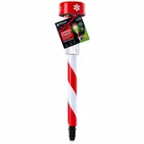Christmas Stake Light Solar Candy Striped 1LED 10.5cm X 5cm X 38cm Multi Colour 1 Function Colour Changing – image 1