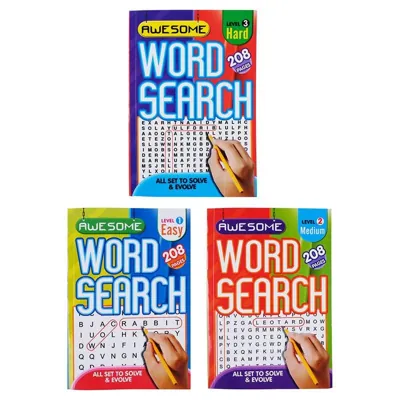 Book Word Search A5 208pg