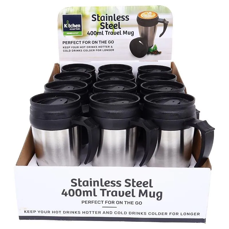 Travel Mug Stainless Steel 400ml – image 4