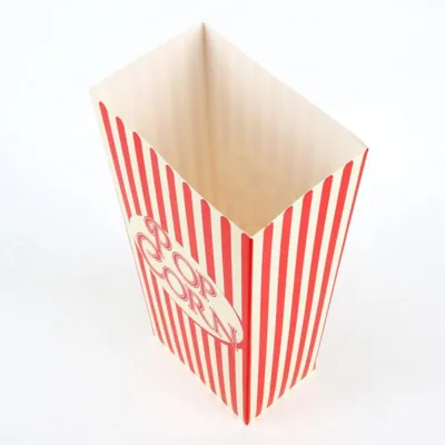 Popcorn Boxes 5pk Red/White 6cm X 10cm X 13.5cm