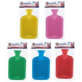 Hot Water Bottle 1.7l 32cm X 20cm Blue, Red, Yellow, Green & Pink – image 3