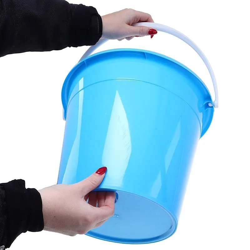 Bucket with Handle - 12l Capacity - Blue, White – image 3
