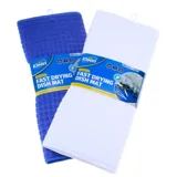 Dish Drying Mat 38cm X 50cm - Blue & White – image 2