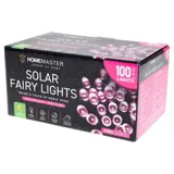 Christmas Fairy Light Solar 100LED 7.5m Total Length Pink 2 Functions – image 3