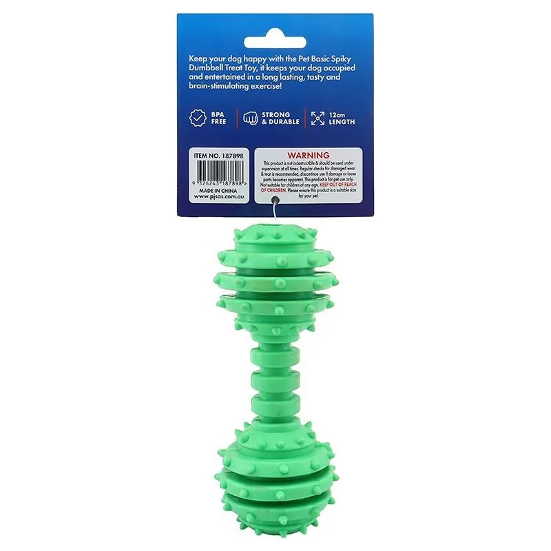 Dog Toy Spikey Dumbbell 12cm X 4.5cm – image 3