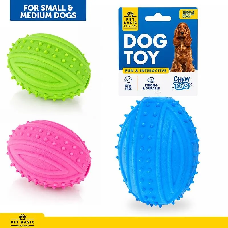 Dog Toy Ball Spikey Bite 9.5cm – image 4