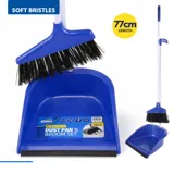 Broom Lobby & Dustpan Set with Rubber Lip - 790mm Handle (Soft~Medium Bristle) – image 3