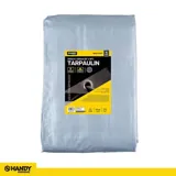 Tarpaulin Heavy Duty Grey 130gsm 240cm X 300cm (8' X 10') – image 3