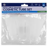 Refillable Toiletry Travel Bottle/Tube Set 40ml 4pk – image 4
