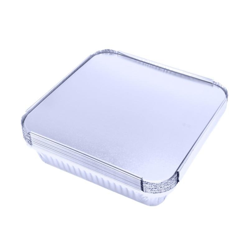 Foil Baking Trays with Lids 24.5 x 23 x 5.5cm (10 Pack) — photo 2 of 4