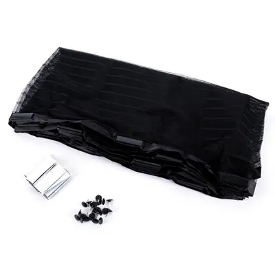 Curtain Magnetic Mesh 2pc 50cm X 210cm Each Black