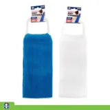 Exfoliating Back and Body Scrubber with Plastic Handles 55cm X 11cm – White and Blue Colours – image 4