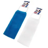 Exfoliating Back and Body Scrubber with Plastic Handles 55cm X 11cm – White and Blue Colours – image 3