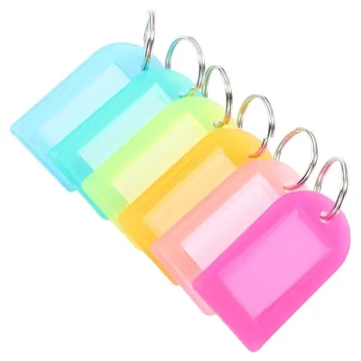Key Tags Colour 4.7cm X 2.6cm 6pc