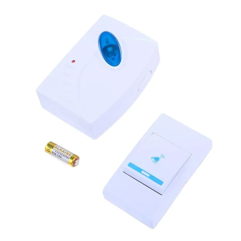Battery Operated Wireless Door Bell White Features 36 Chimes & Reaches Up To 100m (Requires – image 2