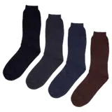 Socks Mens Workwear Thermal Crew Cut 3pk Black, Grey, Navy & Brown – image 1
