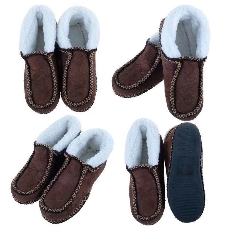 Slippers Mens Mocassin Plain Brown, Black & Grey 3 Sizes: M,l,xl – image 2
