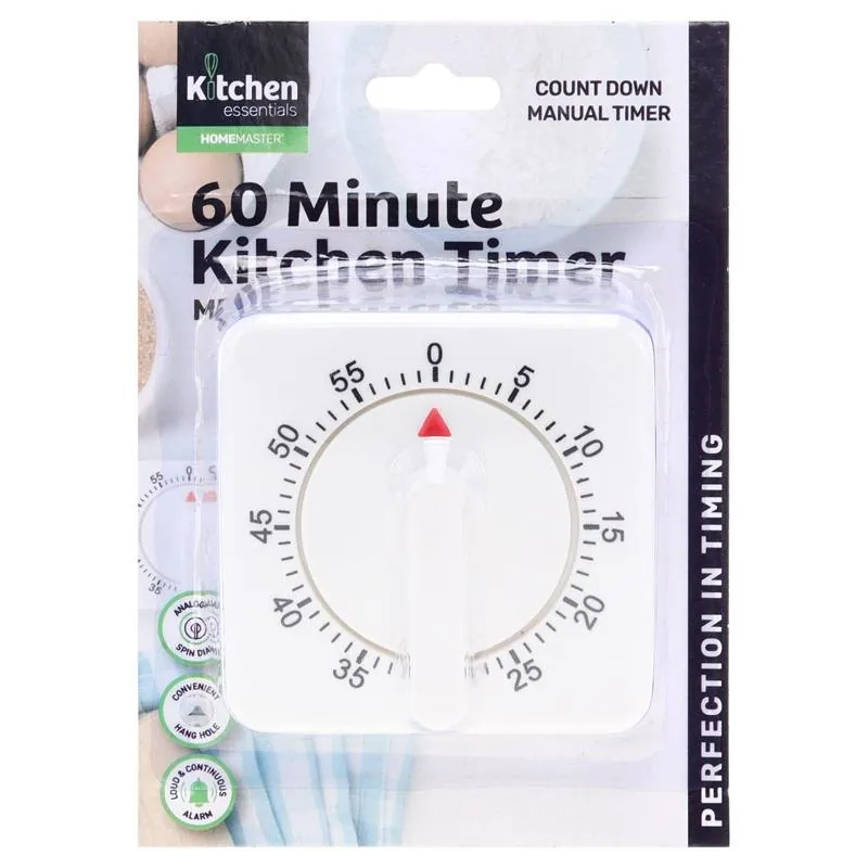 Tools & Gadgets Kitchen Mechanical Timer 60 Minute – image 4